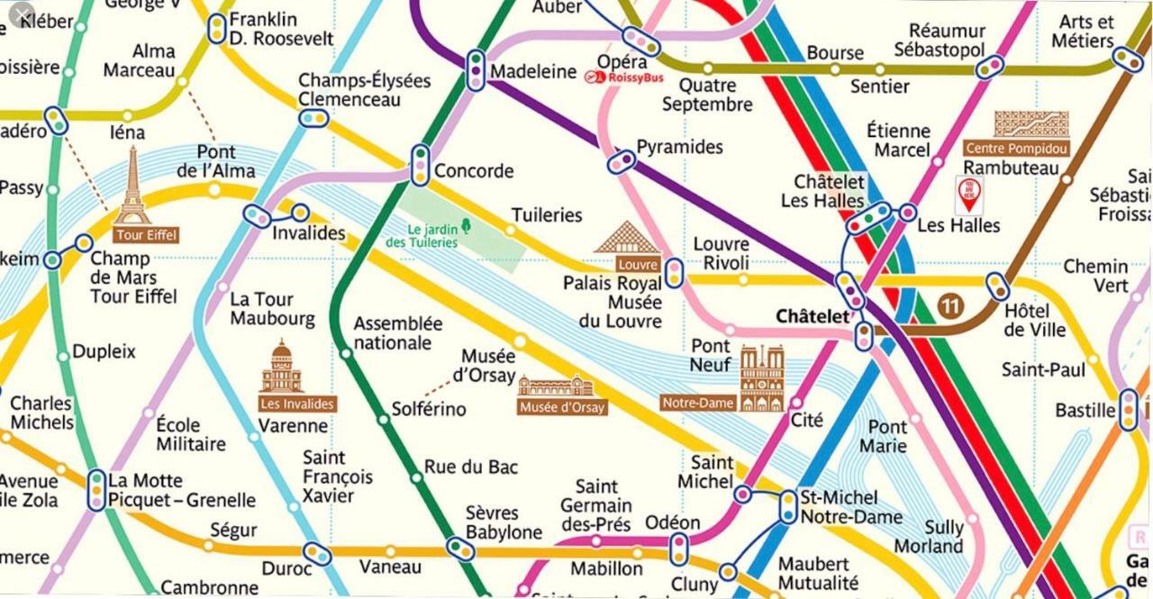 50M2 Rue Rambuteau/Pompidou/Marais/Hotel De Ville París Exterior foto