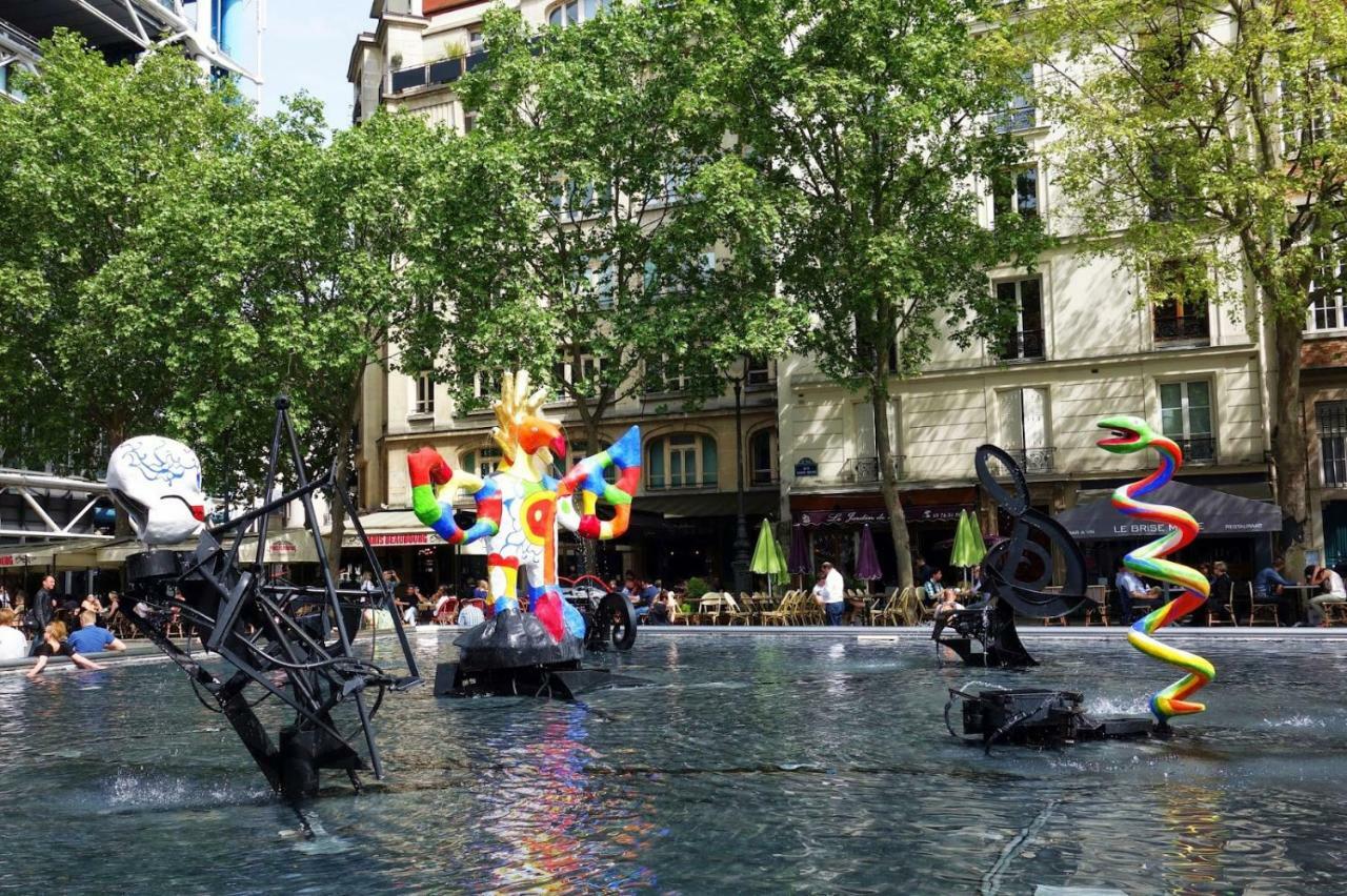 50M2 Rue Rambuteau/Pompidou/Marais/Hotel De Ville París Exterior foto